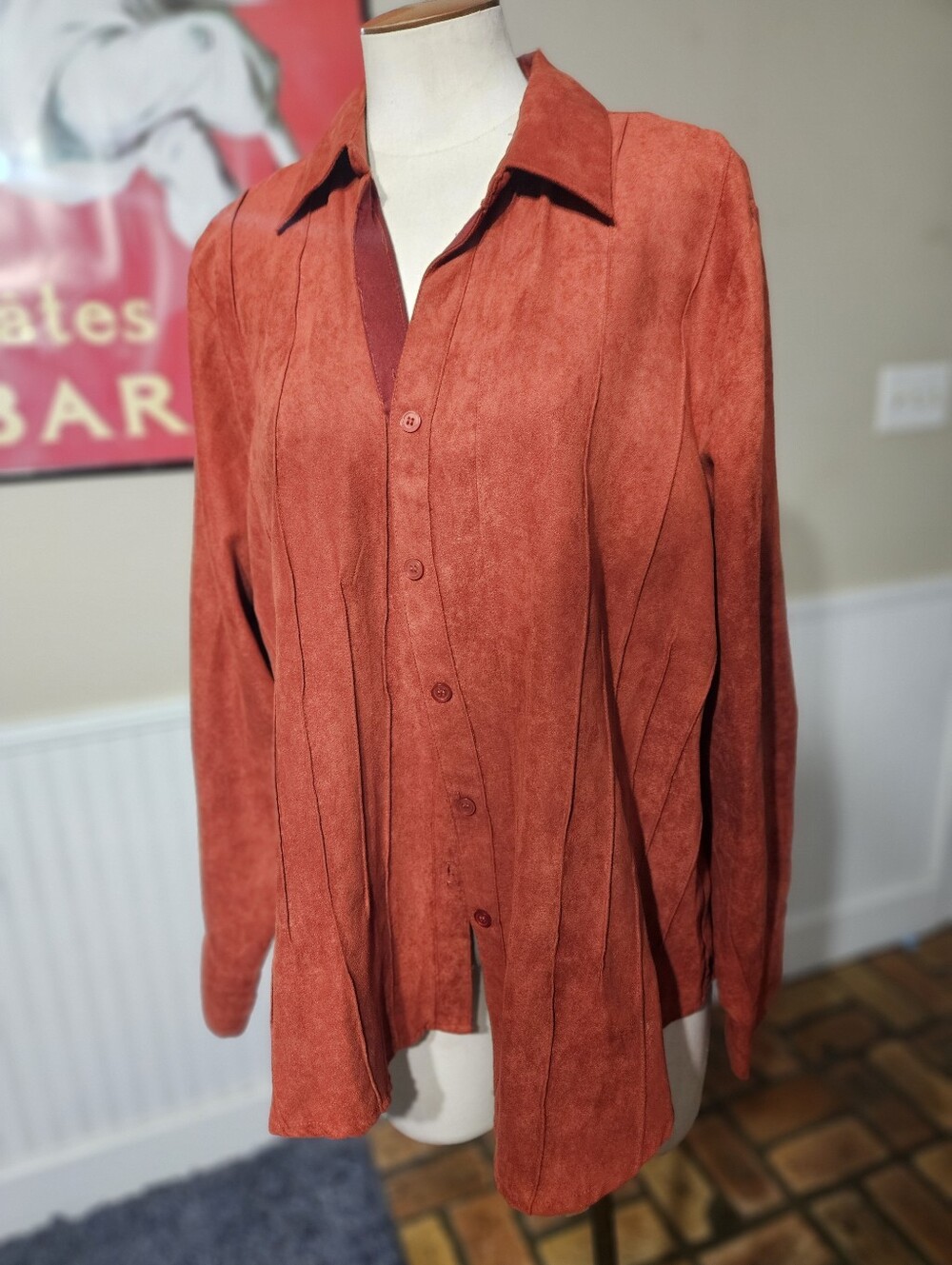 Notations Button Down Top 2X - Picture 2 of 4